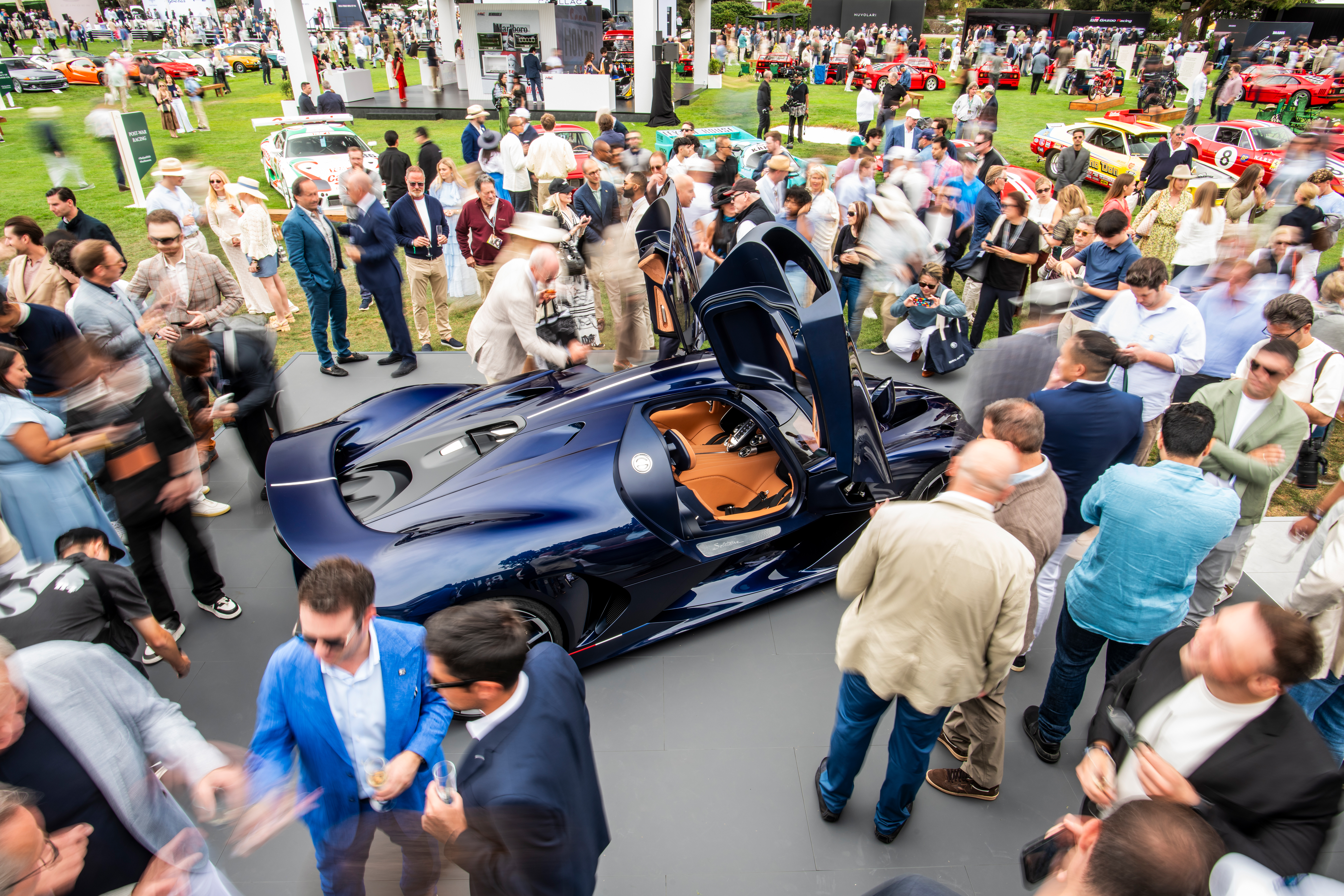 At the heart of Bugatti’s presence was the debut of the latest masterpiece born from Programme Solitaire, the Destrier.  